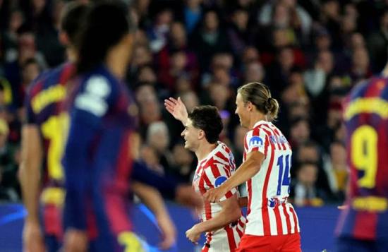 أتلتيكو مدريد يُقصي برشلونة ويطير إلى نصف نهائي دوري الأبطال