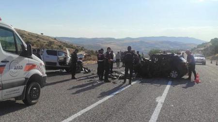 مصرع 4 أشخاص في حادث مروري كارثي بولاية أديامان التركية