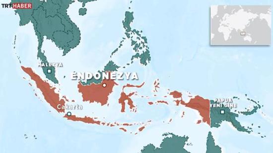 زلزال بقوة 5.8 درجة في إندونيسيا