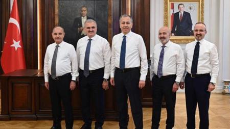نواب وزراء جدد يتولون مناصبهم في وزارة الداخلية التركية 