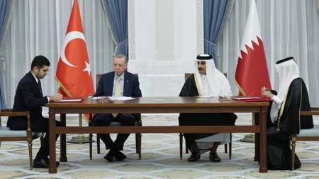 توقيع 12 اتفاقية تعاون بين تركيا وقطر بحضور أردوغان وتميم بن حمد آل ثاني