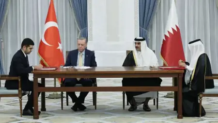 توقيع 12 اتفاقية تعاون بين تركيا وقطر بحضور أردوغان وتميم بن حمد آل ثاني