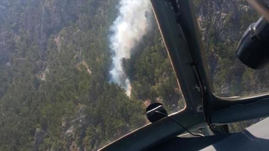 تحطم طائرة إطفاء في كهرمان مرعش
