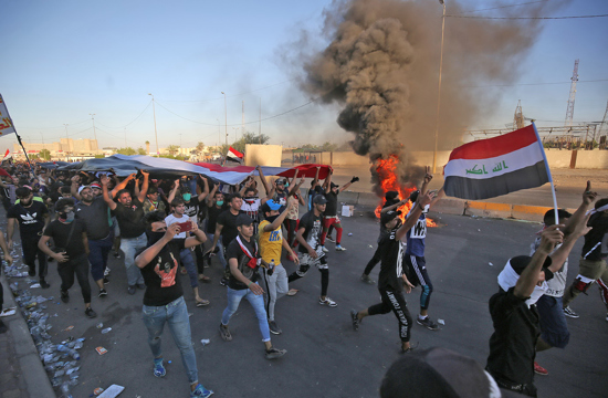 ارتفاع عدد القتلى في احتجاجات العراق إلى 72 شخصاً