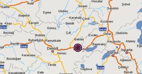 زلزال يضرب دنيزلي جنوب غرب تركيا