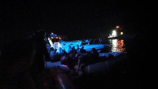 خفر السواحل يضبط 65 مهاجر غير نظامي غربي تركيا