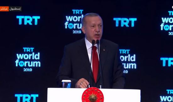 أردوغان :  ليس لدينا مطامع في أراضي أي دولة