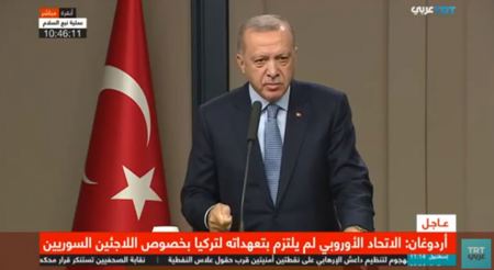 أردوغان :  إذا لم تنسحب المنظمات الإرهابية سنتابع "نبع السلام" بقوة أكبر