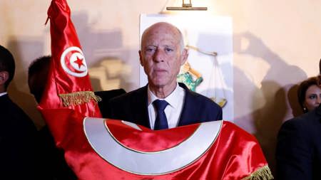 مراسم تنصيب الرئيس التونسي الجديد قيس سعيد