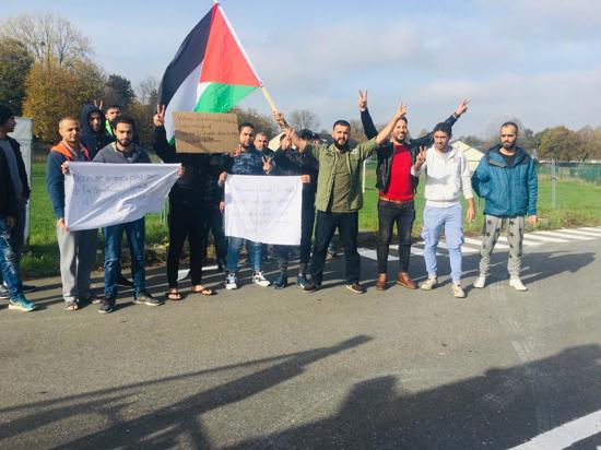 تهميش بلجيكي للاجئين  ووقفات احتجاجية أمام مراكز الإيواء