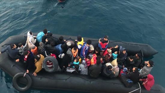 انقاذ 28 مهاجراً غير نظامي قبالة سواحل ولاية أدرنة