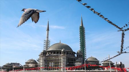 افتتاح مسجد تقسيم وسط إسطنبول صيف 2020