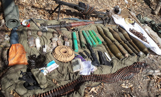 ضبط أسلحة وذخيرة لحزب العمال الكردستاني في هكاري