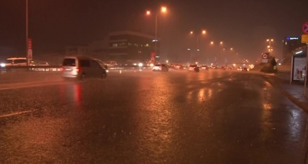 أمطار الخير تتساقط على إسطنبول الآن ولعدة أيام
