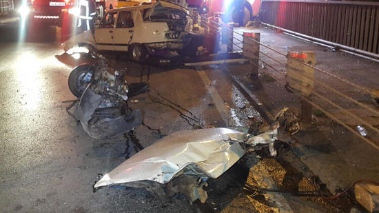 إصابة مواطنين أحدهما بجروح خطيرة جراء حادث سير في اسطنبول