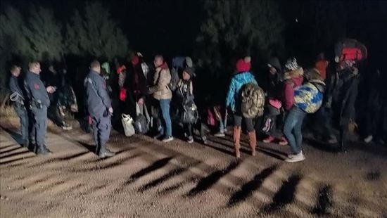 ضبط 76 مهاجرا غير نظامي في باليكسير التركية
