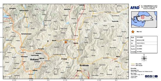 زلزال كبير و10 هزات إرتدادية في أنقرة