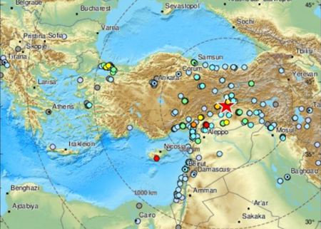 المركز الأوروبي لرصد الزلازل: 120 مليون شخص شعروا بزلزال آيلازغ