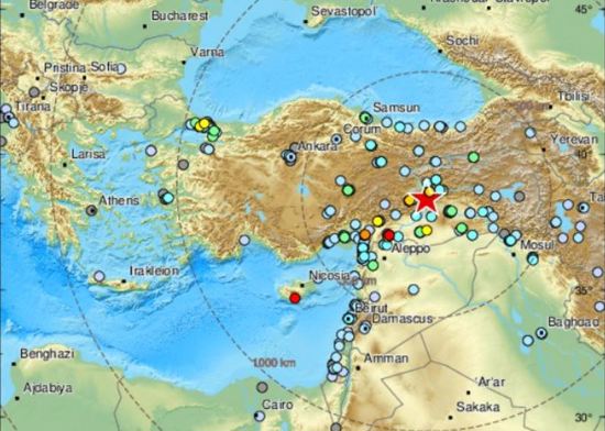 المركز الأوروبي لرصد الزلازل: 120 مليون شخص شعروا بزلزال آيلازغ