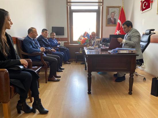 اتحاد رجال الأعمال الفلسطيني التركي يلتقي نائب والي إسكشهير