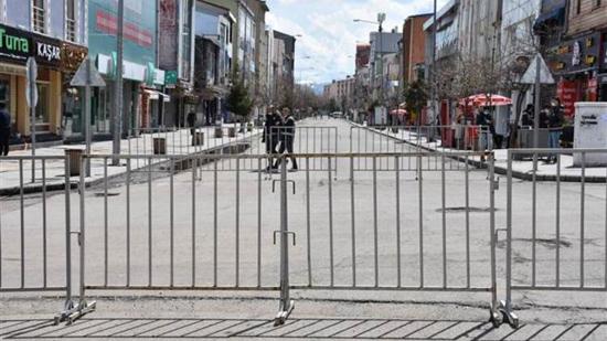 اغلاق بعض الشوارع في كارس بسبب فيروس كورونا