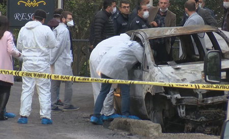 العثور على جثة متفحمة داخل سيارة محترقة شرق إسطنبول