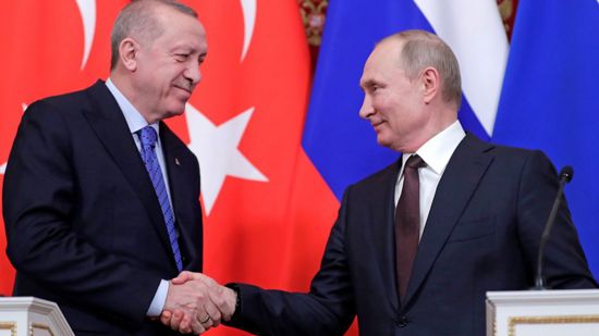 أردوغان يبحث مع بوتين ملفي ليبيا وسوريا