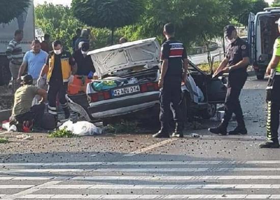 حادث طرق مأساوي في قونيا وسط تركيا
