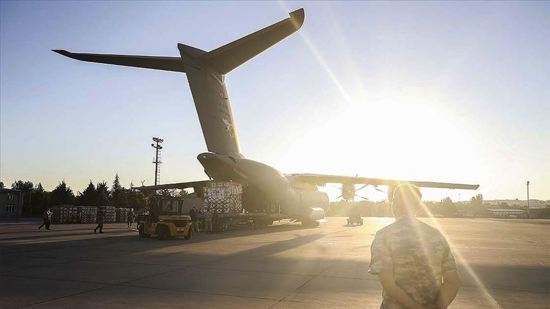  طائرة مساعدات طبية تركية  تصل العراق