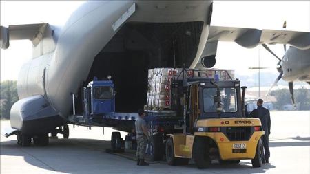 شحنة مساعدات طبية تصل العراق قادمة من تركيا