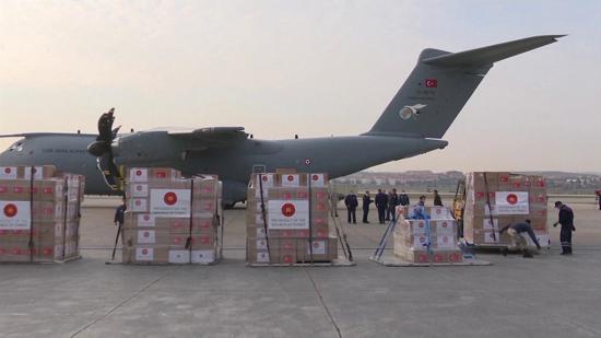 إرسال طائرة مساعدات تركية إلى لبنان تحمل مستشفى ومساعدات طبية