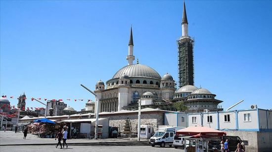 اكتمال 65 بالمئة من أعمال بناء مسجد "تقسيم" بإسطنبول
