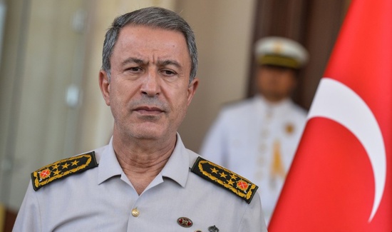 رسالة حازمة من وزير الدفاع التركي