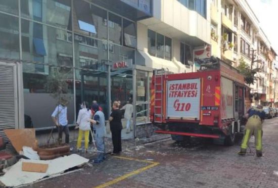 انهيار جدار مستشفى خاص في اسطنبول