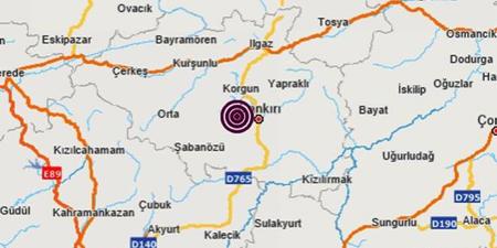 زلزال يضرب ولاية  تشانكيري وسط تركيا