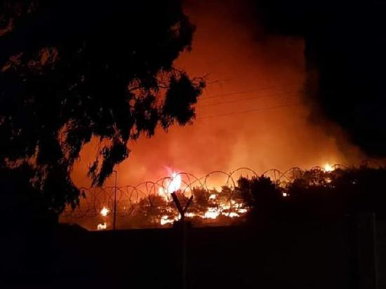 السيطرة على حريق بغابة شبه جزيرة هاكبي في باليكسير