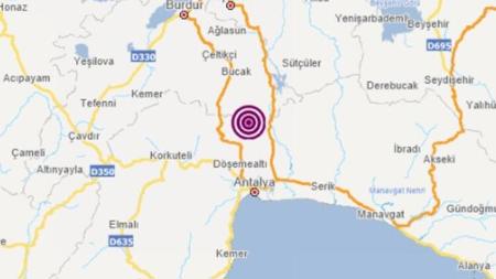 عاجل: زلزال بقوة 3.7 في ولاية أنطاليا