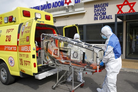 انهيار النظام الصحي في إسرائيل بسبب فيروس كورونا