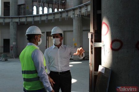 اكتمال 80 بالمائة من أعمال بناء مسجد تقسيم بإسطنبول