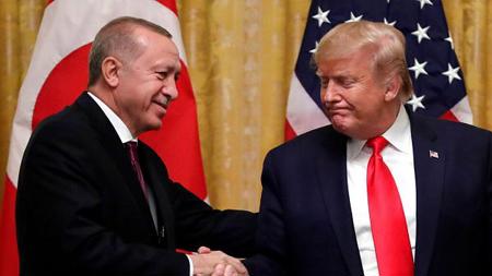 عاجل: أردوغان يتمنى الشفاء للرئيس الأمريكي