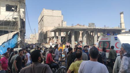 انفجار ضخم يهز مدينة الباب في سوريا