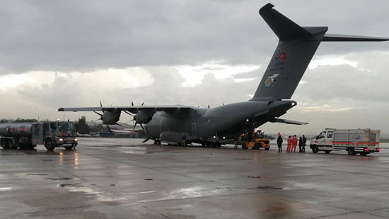 عاجل: وزارة الدفاع التركية تشارك في جهود الإغاثة بطائراتها