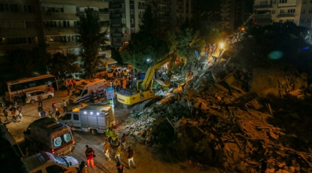 ليلة تركيا السوداء.. ارتفاع أعداد وفيات زلزال إزمير لـ 20 والإصابات بالمئات