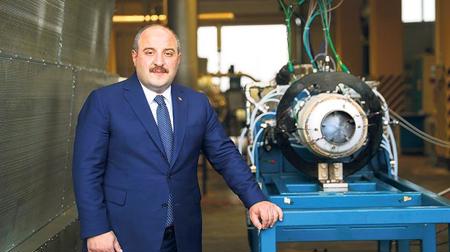 اختبار محرك نفاث محلي الصنع في تركيا