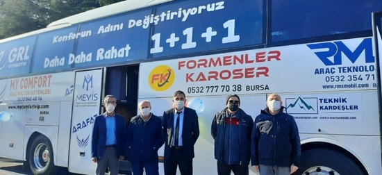 بورصا التركية: باص آمن ضد فيروس كورونا