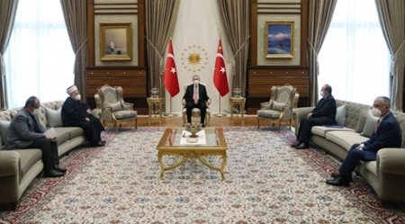 خطيب الأقصى في ضيافة الرئيس التركي أردوغان بأنقرة