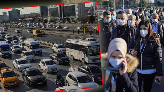 قبل ساعات من حظر تجول رأس السنة.. حركة المرور متوقفة في إسطنبول