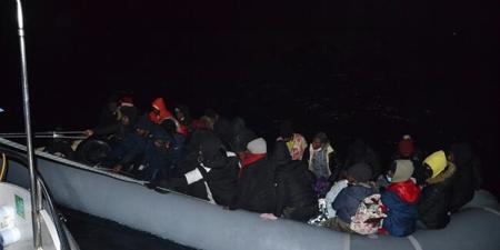 إنقاذ 48 مهاجرا غير شرعي في إزمير