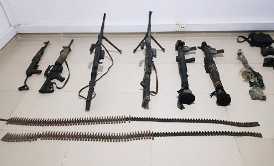 وزارة الدفاع تضبط أسلحة وذخائر لـ "بي كا كا"  في موقع المجزرة