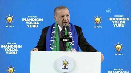 أردوغان يوجه خطابه للغرب ويطالبه بالتراجع عن دعم إرهابيي "بي كا كا"
